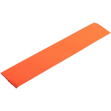 Paquet de 10 feuilles crépon ordinaire 200x50 cm  orange