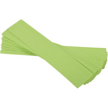 Paquet de 10 feuilles crépon ordinaire 200x50 cm  vert clair