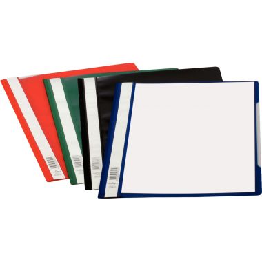 Paquet de 25 chemises à lamelle en polypropylène format A4 bleu