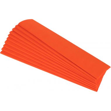 Paquet de 10 feuilles crépon supérieur 250x50 orange