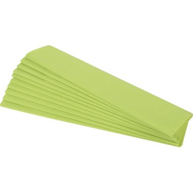 Paquet de 10 feuilles crépon supérieur 250x50  vert pré