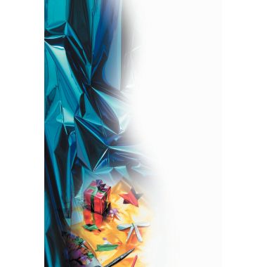 Rouleau de papier métallisé 1 face 200 x 70 cm coloris or