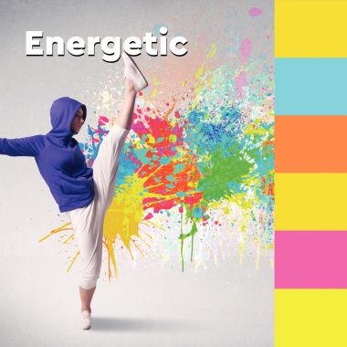 Post-it - Lot de 6 blocs notes adhésives repositionnables de 100 feuilles Post-it ENERGIE 76 x 76 mm assortis - 50021