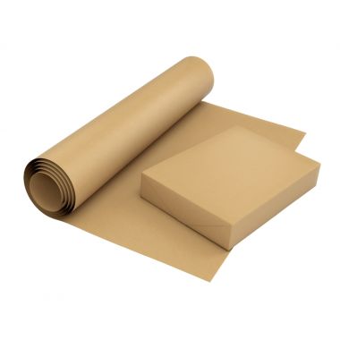 Paquet de 250 feuilles kraft 70g 0,65x1m brun