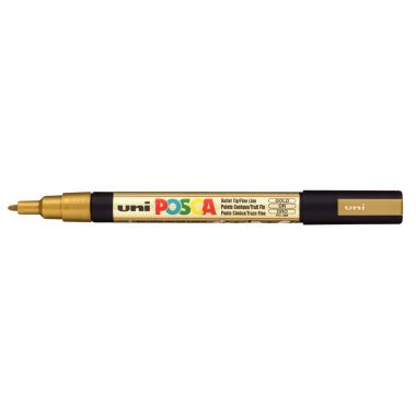 Marqueur Posca pointe fine ogive or