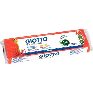 Pain de 350G de pâte à modeler Pat'Plume coloris rouge
