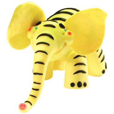 Pain de 350G de pâte à modeler Pat'Plume coloris jaune