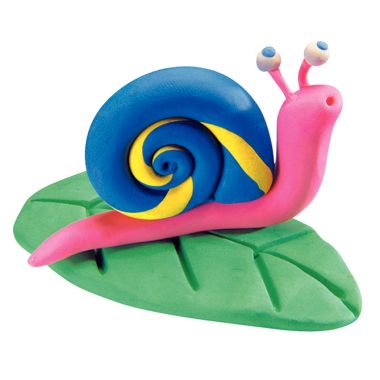 Pain de 350G de pâte à modeler Pat'Plume coloris orange