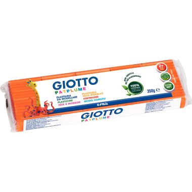 Pain de 350G de pâte à modeler Pat'Plume coloris orange