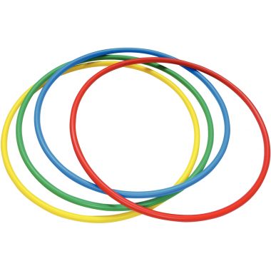 Lot de 4 cerceaux diamètre 65cm coloris assortis