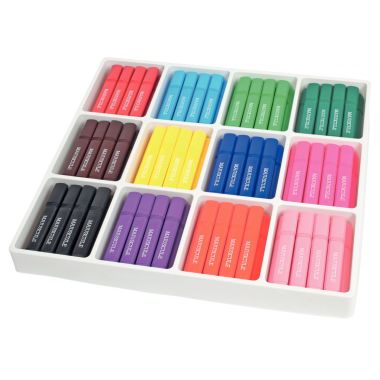 Classpack de 120 feutres triangulaires Majuscule assortis