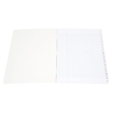 Répertoire piqué 96 pages, format 17x22 cm, seyès, papier 90g