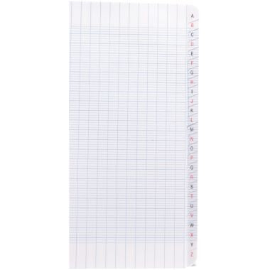 Répertoire piqué 96 pages, format 17x22 cm, seyès, papier 90g