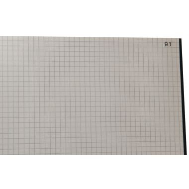 Registre toilé 300 pages foliotées, quadrillé 5x5, format 29,7 x 21 cm
