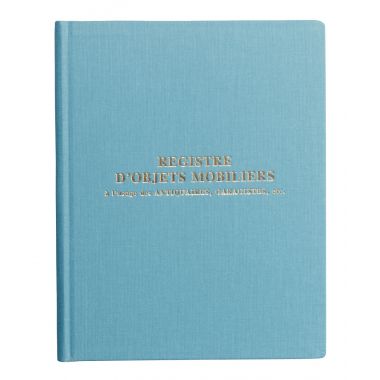 Registre d'objets mobiliers