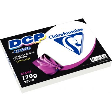 Paquet de 250 feuilles laser format A4 170g DCP 2 faces brillantes DCP