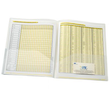 Paquet de 10 chemises double poche en polypropylène 20/100ème, incolore