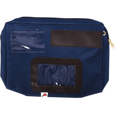 Pochette caisse 185x270mm soufflet 40mm bleue