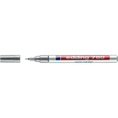 Marqueur peinture permanent E780 pointe fine argent