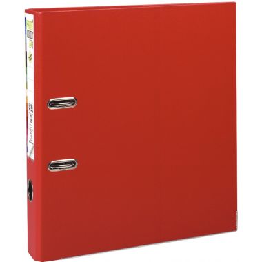 Exacompta Classeur à levier PREM'TOUCH format A4+, dos 5 cm, rouge - 53145E