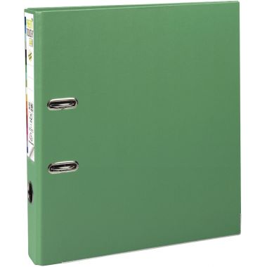 Exacompta Classeur à levier PREM'TOUCH format A4+, dos 5 cm, vert moyen - 53143E