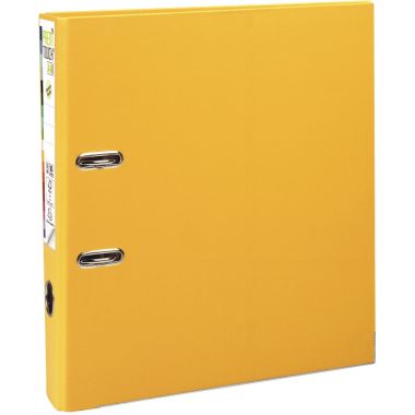 Classeur à levier Exacompta PREM'TOUCH format A4+, dos 5 cm, jaune - 53149E