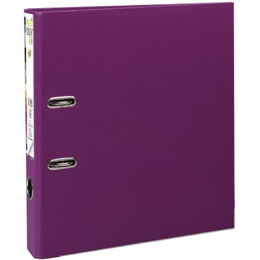 Classeur à levier PREM'TOUCH format A4+, dos 5 cm, fuchsia - 53147E