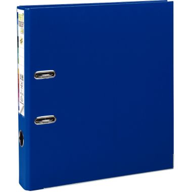 Exacompta Classeur à levier PREM'TOUCH format A4+, dos 8 cm, bleu foncé - 53352E