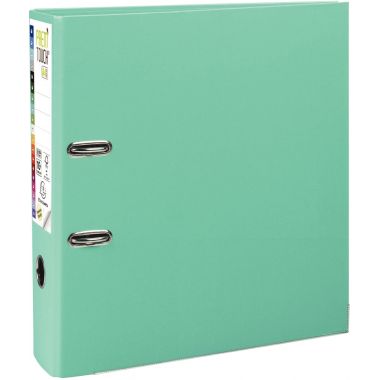 Exacompta Classeur à levier PREM'TOUCH format A4+, dos 8 cm, vert clair - 53303E