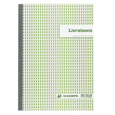 Exacompta - Manifold Bons de livraison NCR format 21 x 18 cm 50 duplicatas autocopiants - 13160E