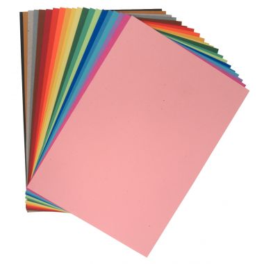 Paquet de 10 feuilles à dessin 50x65cm 160g noir