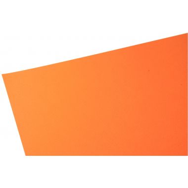 Paquet de 10 feuilles à dessin 50x65cm 160g orange vif