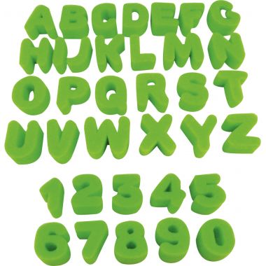 Lot de 36 éponges les chiffres + les lettres