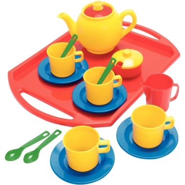 Service à café avec plateau