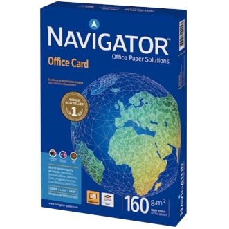 Paquet de 250 feuilles format A4 160g blanc NAVIGATOR
