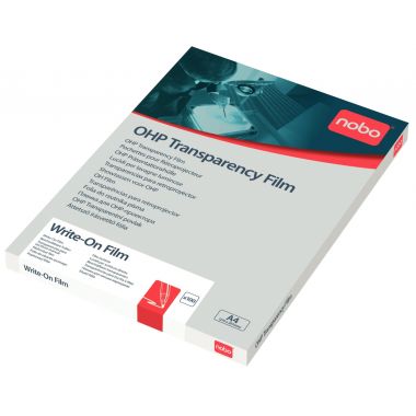 Boîte de 100 transparents pour rétroprojection écriture A4 100µ