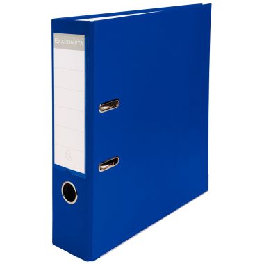 Exacompta - Classeur à levier pour format A4, dos 8 cm, bleu foncé -918407B