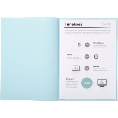 Exacompta - Paquet de 250 sous-chemises 60g format 22x31 cm bleu clair - 850006E