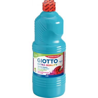 Giotto - Flacon de 1L de gouache liquide GIOTTO coloris cyan - F53341500