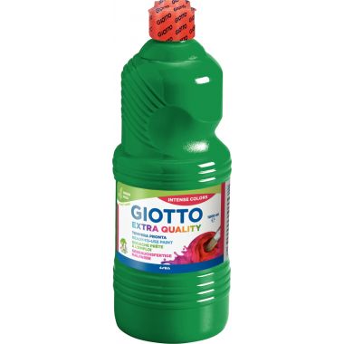 Giotto - Flacon de 1L de gouache liquide GIOTTO, coloris vert foncé - F533412