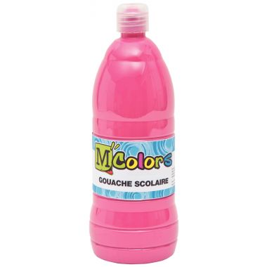 Flacon de 1 L de gouache liquide coloris magenta