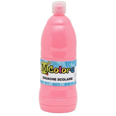 Flacon de 1 L de gouache liquide coloris rose