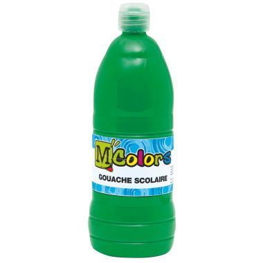 Flacon de 1 L de gouache liquide coloris vert