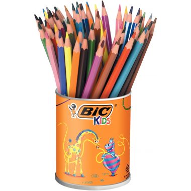 Pot de 60 crayons de couleur Évolution assortis