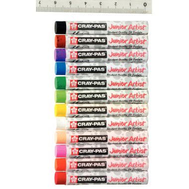 Boîte de 12 pastels à l'huile Cray-Pas assorties