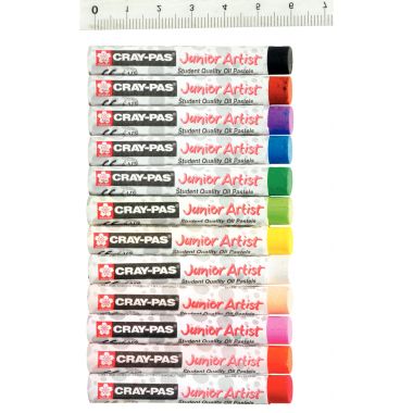 Boîte de 12 pastels à l'huile Cray-Pas assorties