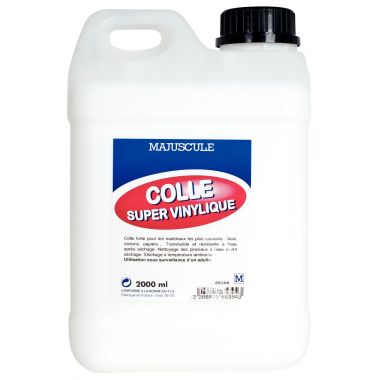 Bidon de colle 2L super vinylique Majuscule