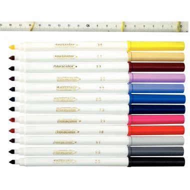 Présentoir de 100 feutres pointe moyenne assortis