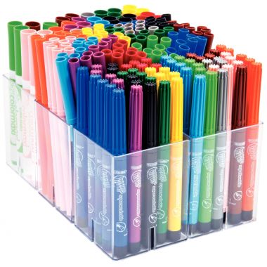 Classpack 192 feutres pointes assorties