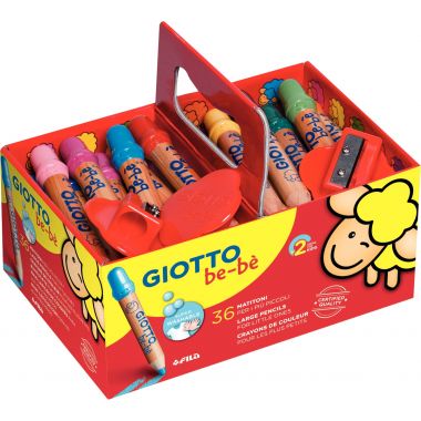 Classpack de 36 crayons de couleur Maxi Bébé assortis